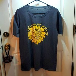 Gray Graphic Tee Never Worn